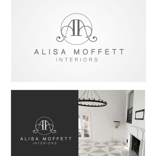 Create a  Fashion styled logo for an Interior Design firm.