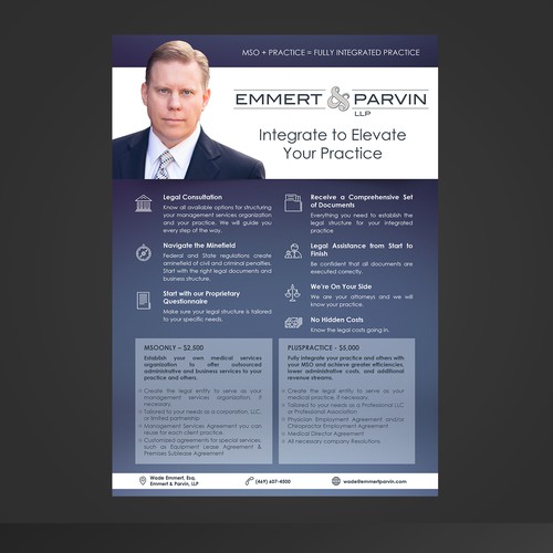 flyer for EMMERT & PARVIN