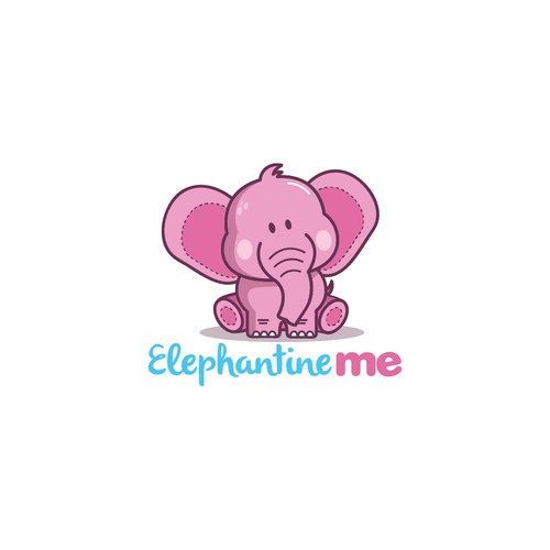 Cute Elephant Logo