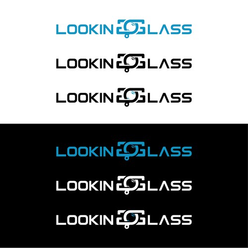 Bold Logo for "THE LOOKING GLASS"