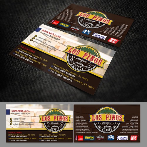 Los Pinos Business Card