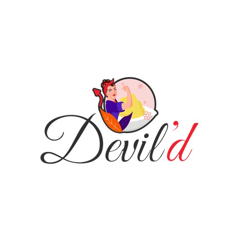 Logo concept for Devil'd Restaurant