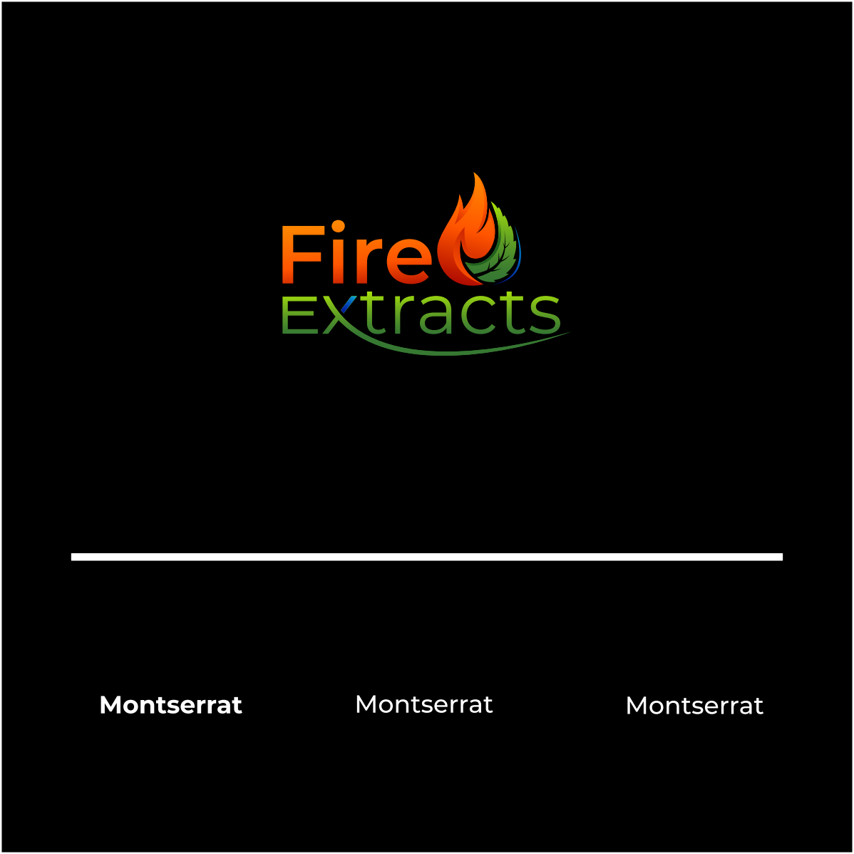 Fire Extracts logo design