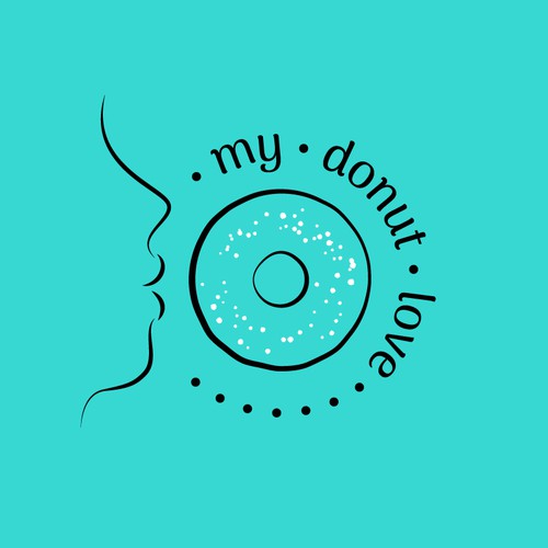 Logo for "My Donut Love" shop