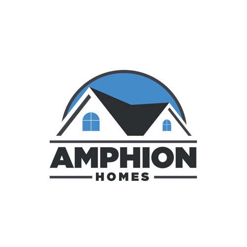 Logo design for home construction company