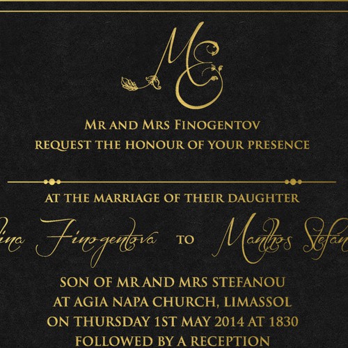 wedding invitation