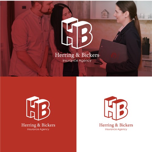 logo concept for Herring bickers agency