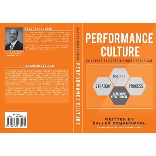 Create the next book or magazine cover for Performance Culture