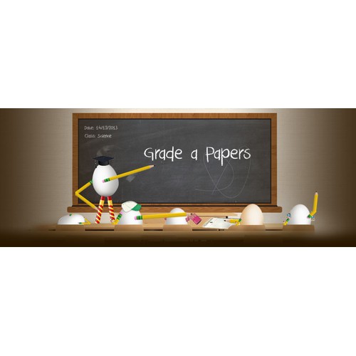 Fun! Imaginative! Website Header for "TEACHERS" with a sense of humor!