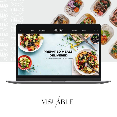 Shopify E-Commerce Website Design for a Local Meal Prep Company