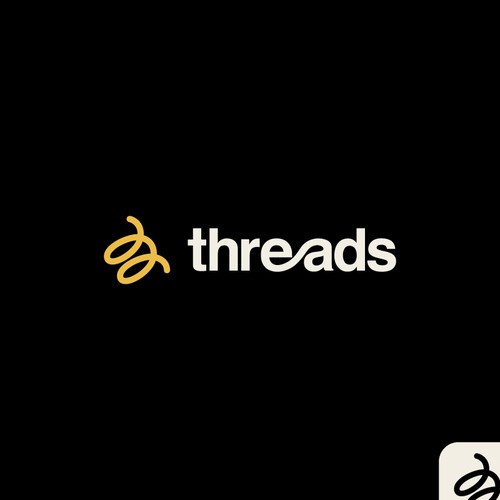 Logo design for "threads"