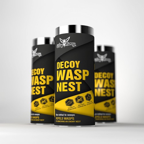 Modern package design for Wasp Away