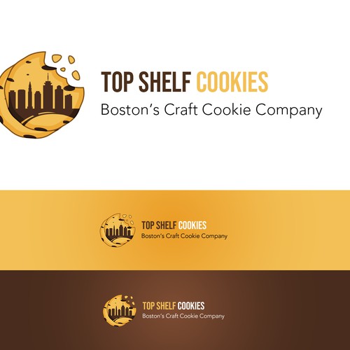 A boston cookie logo design