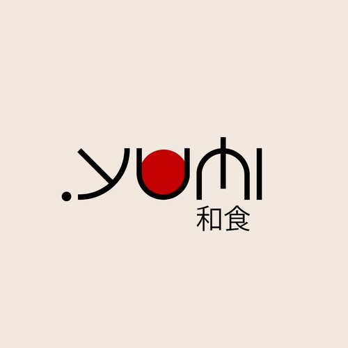 YUMI Japanese Restaurant- Minimal cultrual Logo
