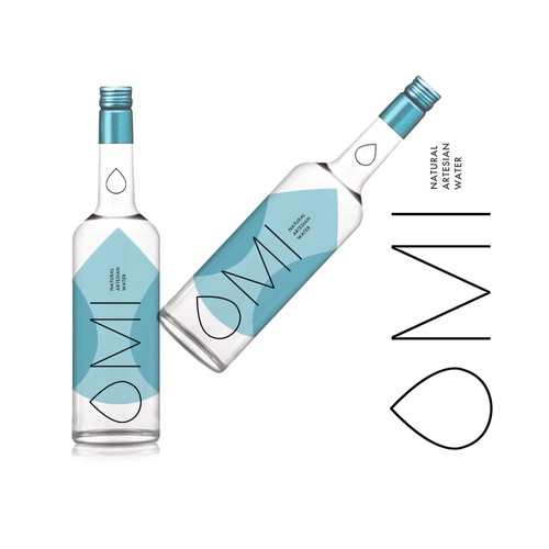 OMI Water Logo and Label Design