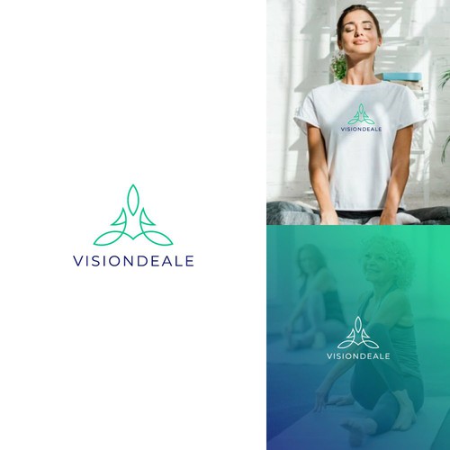 VISIONDEALE Yoga Logo Design