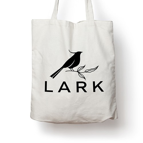Simple and elegant lark logo design concept for a retail store