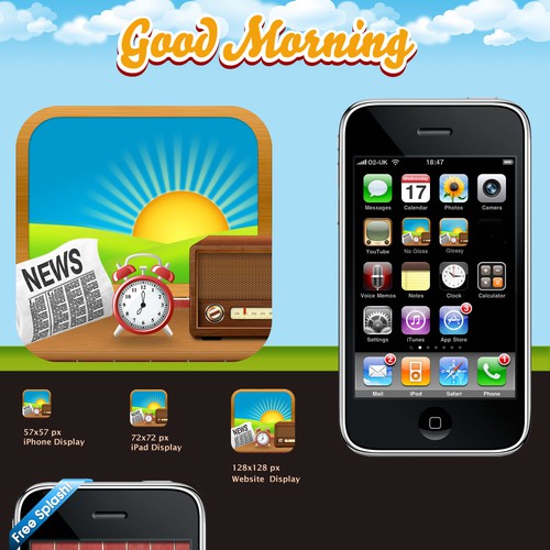 Icon for "Good Morning" iPad App