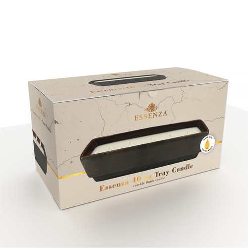 Essenza 40 oz Ceramic Candle Box