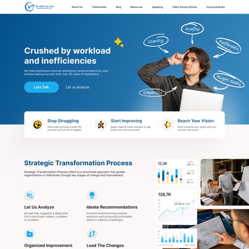 My Virtual COO - Homepage