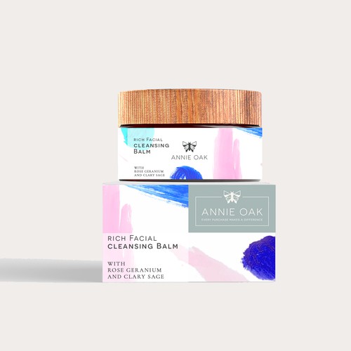 Label design for skincare product