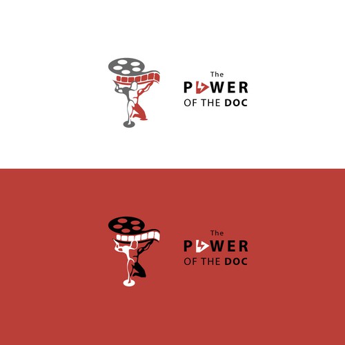 logo concept for powerful vlog