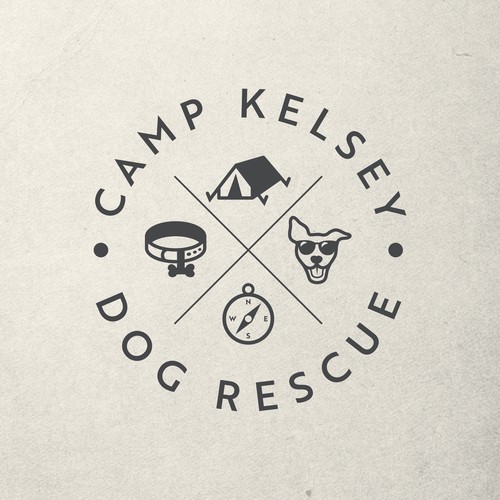 Nonprofit Dog Rescue Logo
