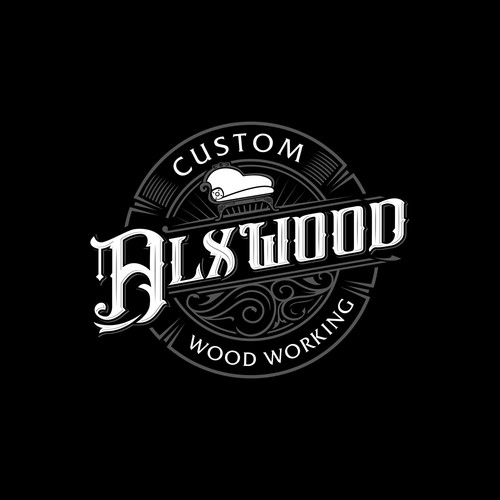 Wood Working Vintage Logo