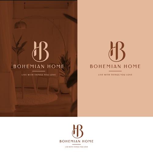 Clean and Minimal HB Monogram logo