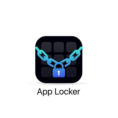 Clean app icon design for App Locker