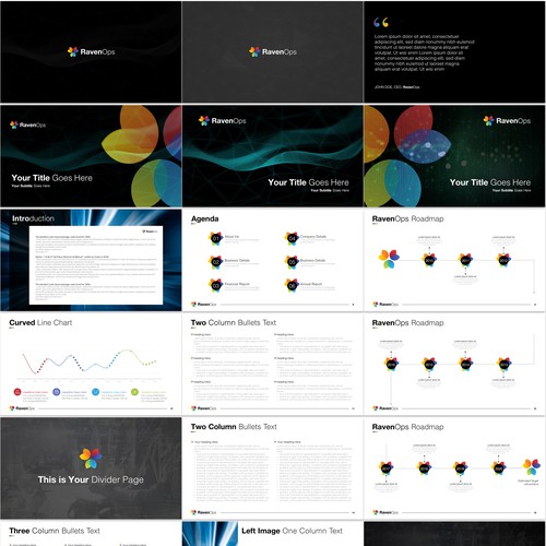 Ravenops PowerPoint template