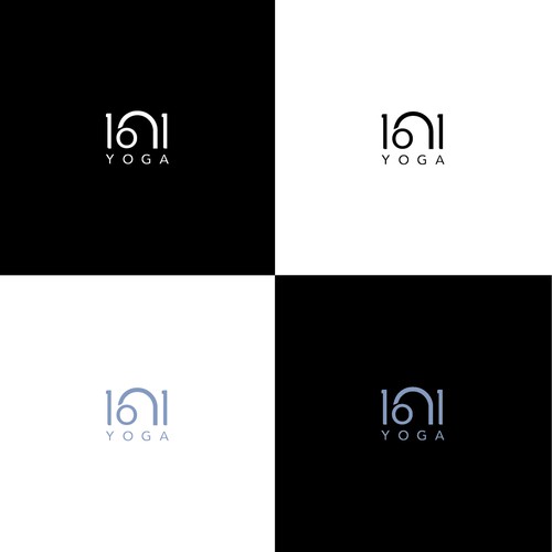 Finalist logo concept for '1 on 1 Yoga'