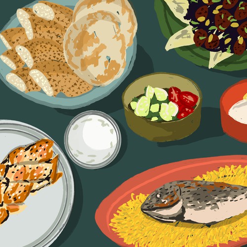 Illustration for Restaurant