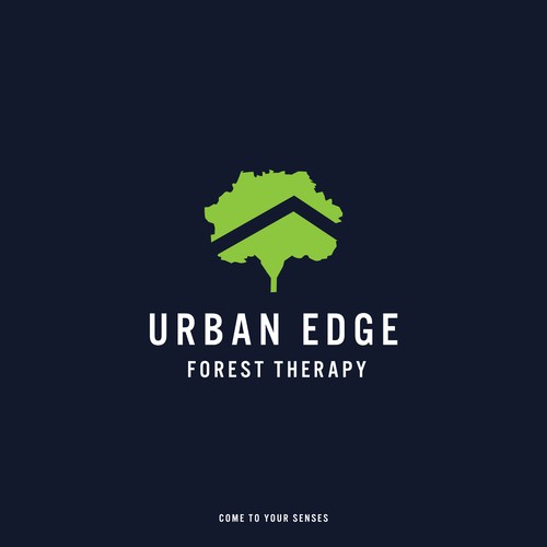 Urban Edge Forest Therapy Logo Entry