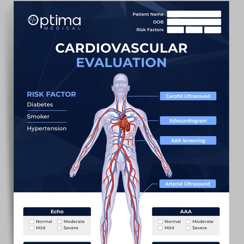 Multiple pages medical report