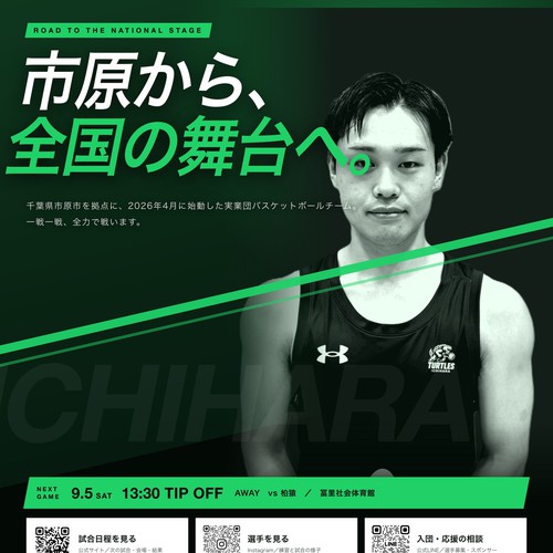 TURTLES ICHIHARA — B-Series Recruitment Poster