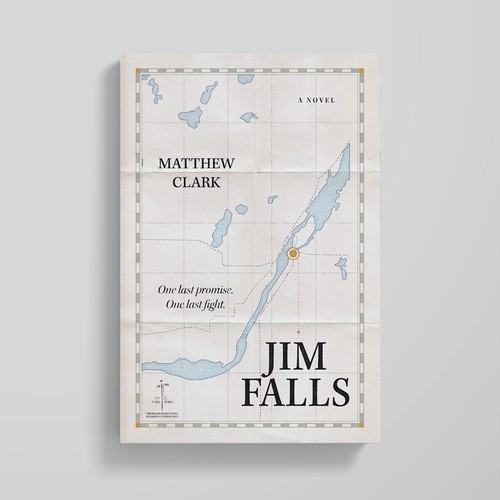 Book cover for Jim Falls — Fiction.