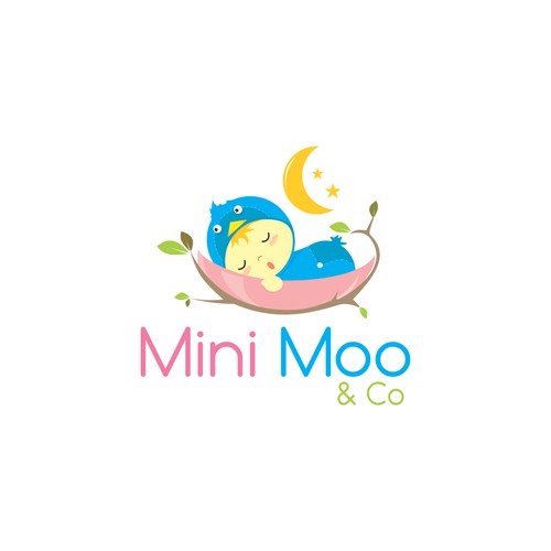Create a lively baby products related logo