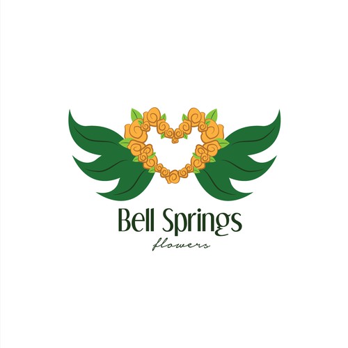 Logo design for Bell Springs Flower.
