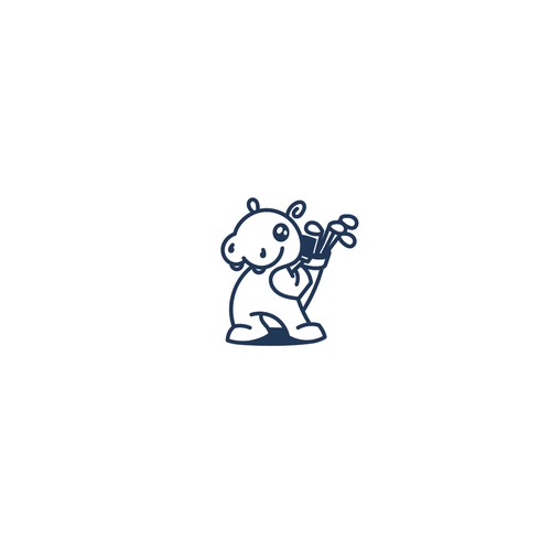 Little hippo - logo