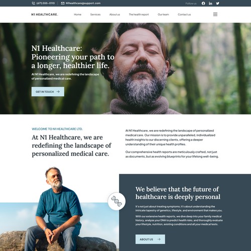 Medical Company Website Design