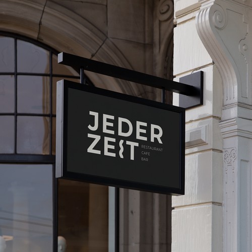 Jederzeit Restaurant Logo Design