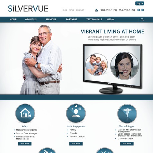 www.silvervue.com needs a new landing page