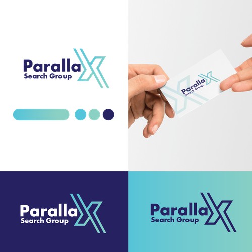 Parallax Search Group Logo Concept