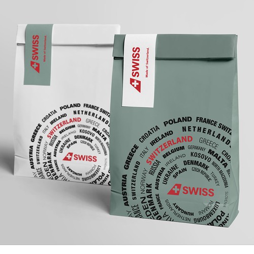 Packaging for Swiss Airlines