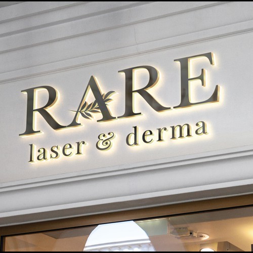 rare laser and derma mockup