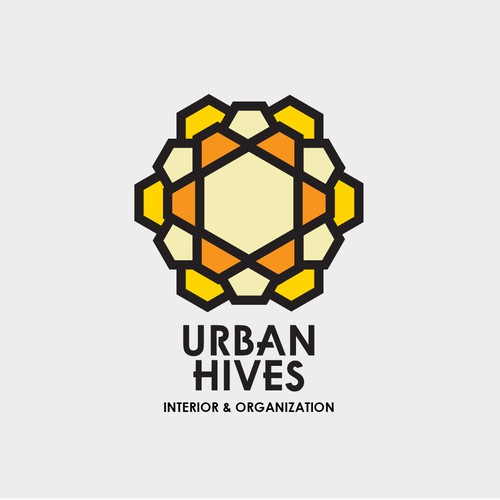 Bold Modern Logo for Urban Hives Interior