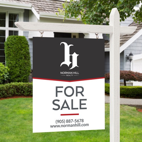 Modern Minimalist FOR SALE real estate sign