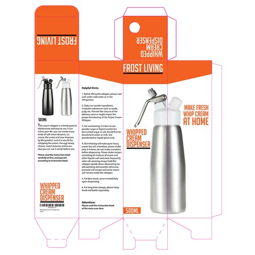 Packaging Design Frost Living