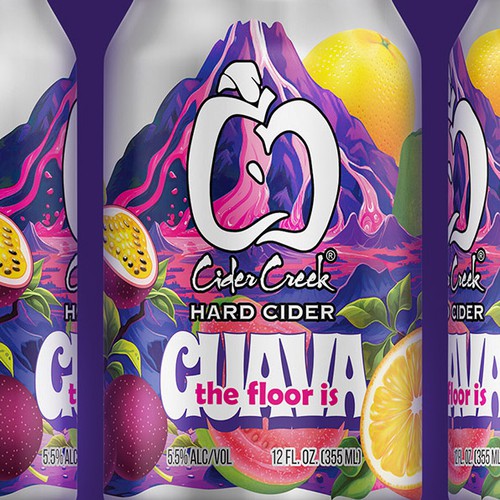 Hard Cider The Floor is Guava